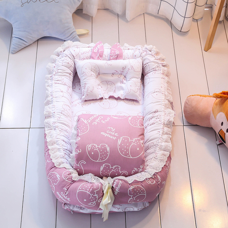 Функциональный и полезный 100% хлопок Babynest для детского сна с одеяло и подушка