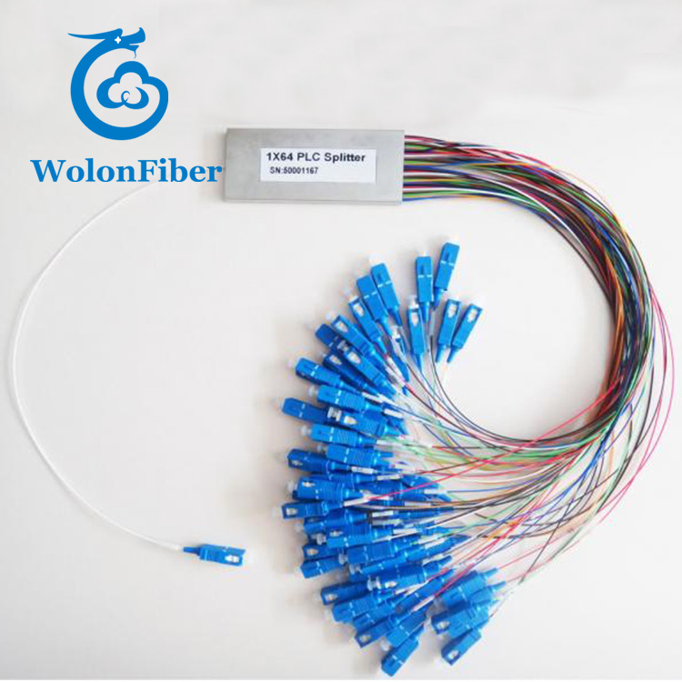 Одномодовый PLC Splitter 1x64 sc волоконно-оптический разветвитель оптовая цена