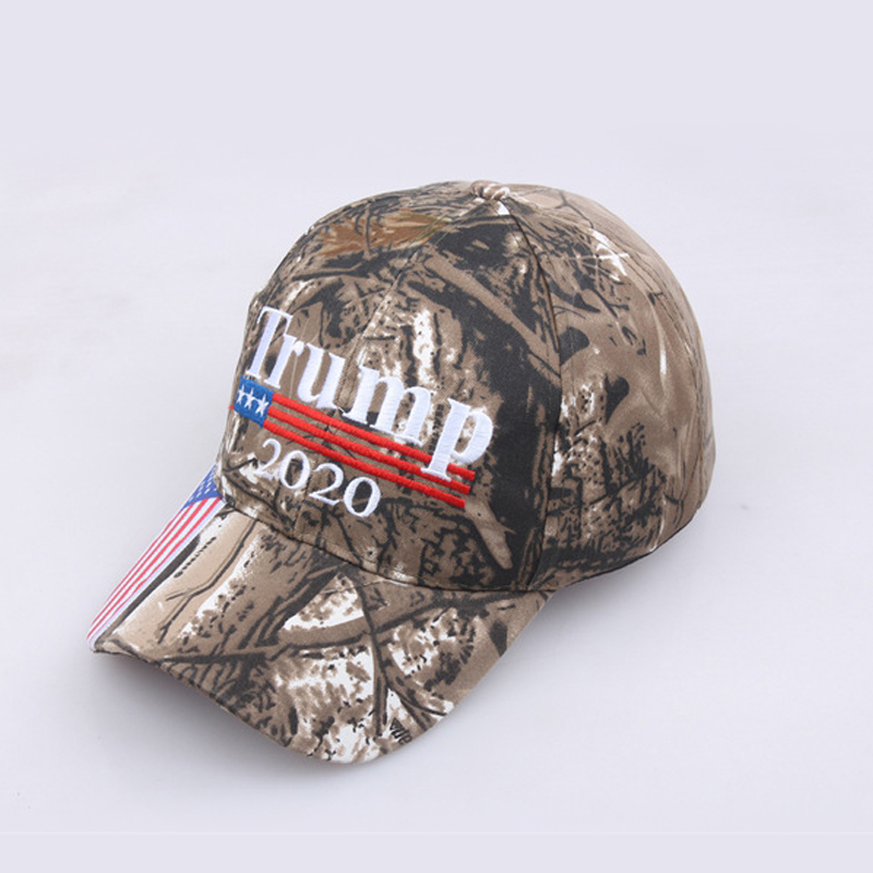 Новый Дональд Трамп 2020 кепки с камуфляжным принтом флaг сшa yзкиe бейсболки держать America Great Snapback шляпа с вышивкой из звезд и букв, с камуфляжным принтом для отдыха на открытом воздухе армии США Cap