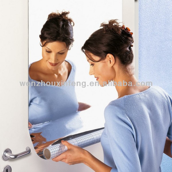 peel and stick mirror sticker decorative mirror wall sticker