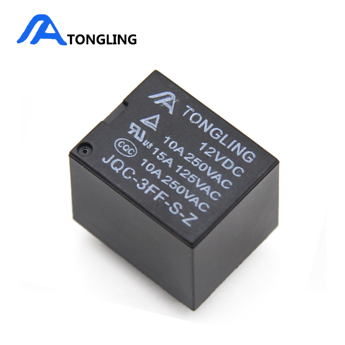 5В/6В/9 В/12V/18V / 24V 10A Миниатюрный электромагнитный T73 PCB реле 5 pin JQC-3F