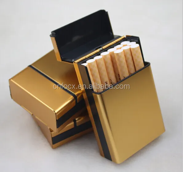 Good selling Slim cigar case / Aluminum Cigar Cigarette Case / Tobacco Holder Pocket