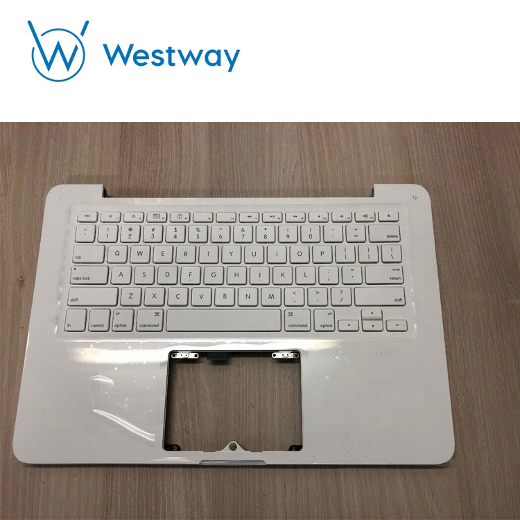 Белый для Macbook Unibody 13 "A1342 MC207 MC516 Топ чехол с клавиатурой США 2009 2010