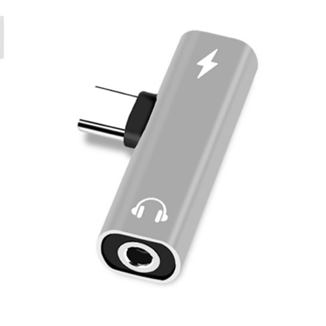 Переходник для наушников 2 в 1 с разъемом USB Type-C на 3,5 мм, зарядный преобразователь, аудиоадаптер USB Type-C для телефонов Xiaomi 6 Huawei P10 Mate 20 с разъемом Type-C