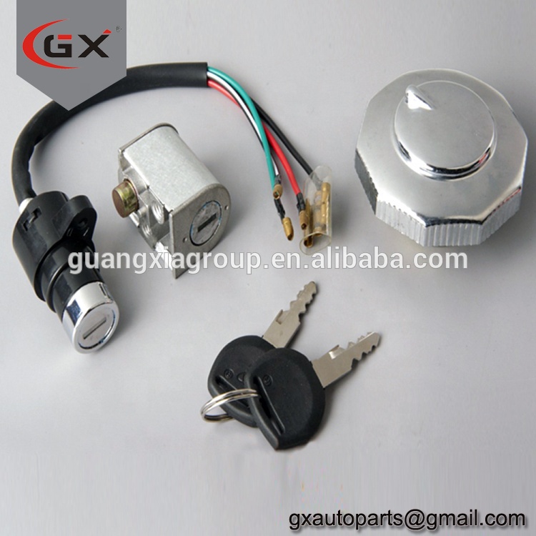 OEM качество мотоцикла зажигания переключатель CD70 замок набор с топливной крышкой