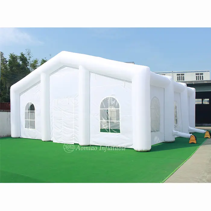 Clear inflatable wedding party event tent good quality inflatable bubble tent with LED light for sale