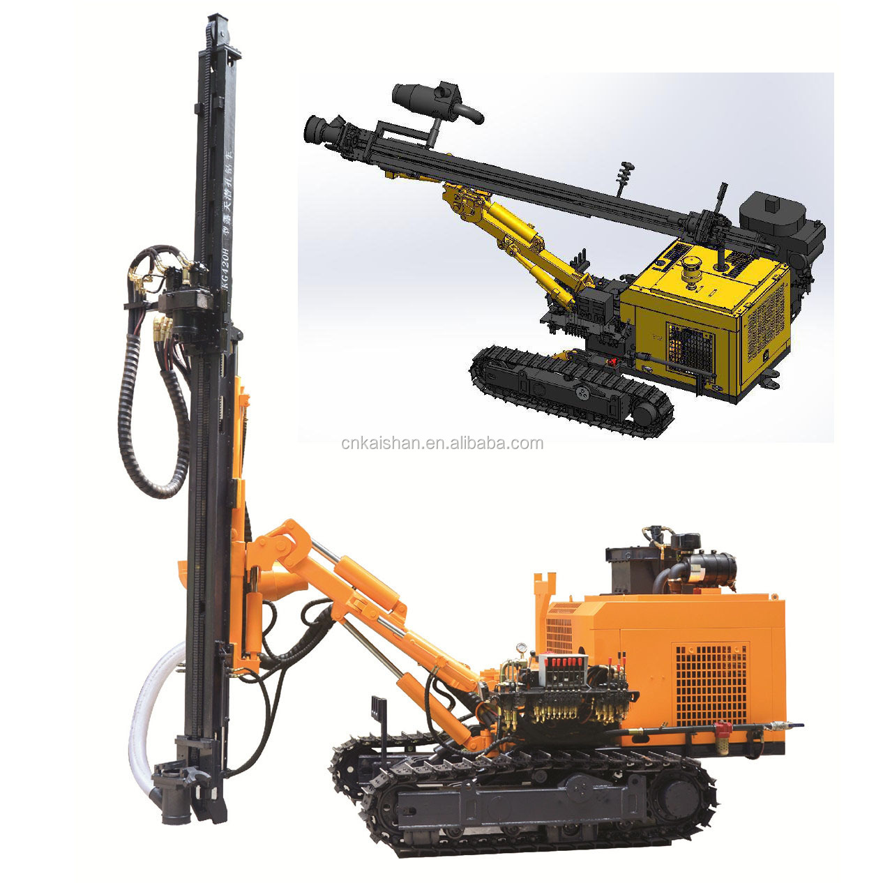 Простая в эксплуатации установка для бурения пескоструйных отверстий Mini borehole KG420H для бурения меди/золотых шахт