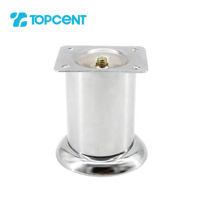 TOPCENT атласная хромированная стальная мебель для шкафа ноги металлический стул кофе диван ноги