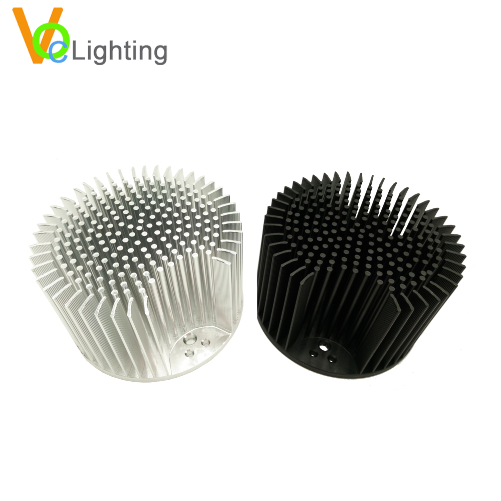 Hot Sale Customized Pre Drilled CXB3590 Round COB LED Heat Sink Fan Of Foshan