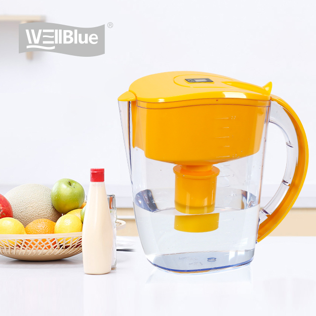 3,5-литровый роскошный питчер для щелочной воды WELLBLUE, сделано в Китае