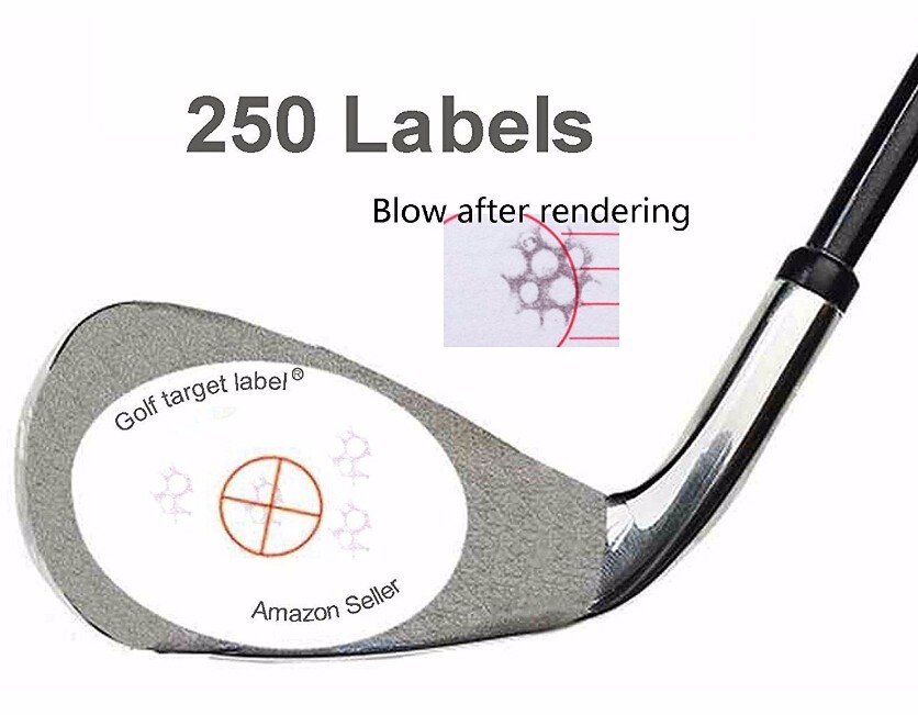 Private Label Golf Target наклейка лента, упаковка из 250 шт
