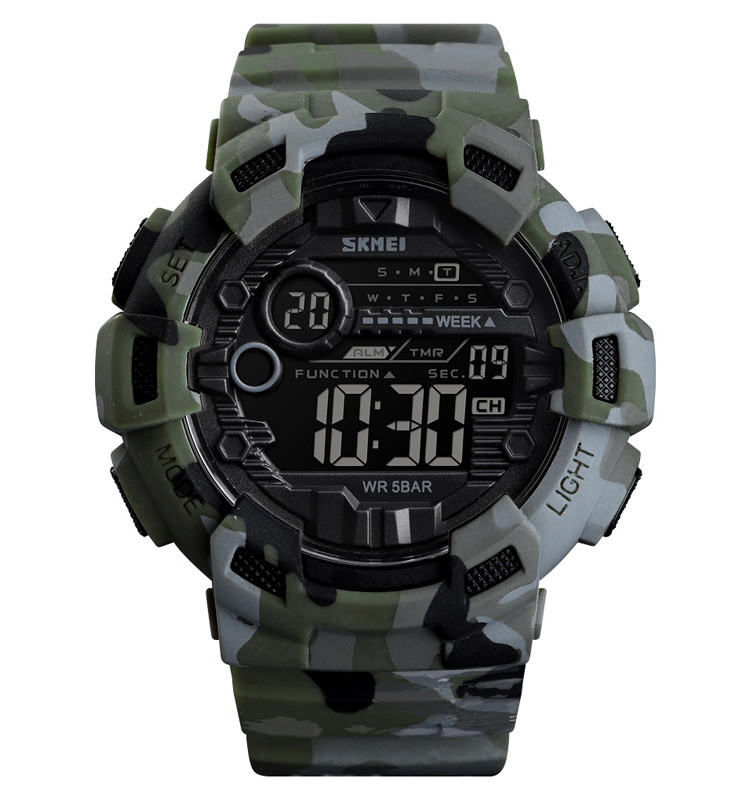 Skmei спортивные часы 1472 Мода Камуфляж Военная Униформа Relojes Hombres пользовательские часы для мужчин наручные