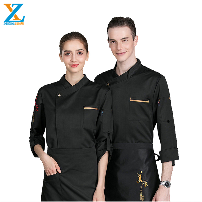 ZXCU-343 шеф-повара oem сервис из поликоттона слюнявчик треугольной формы