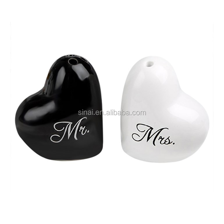 Керамические шейкеры для соли и перца Mr и Mrs, свадебный подарок