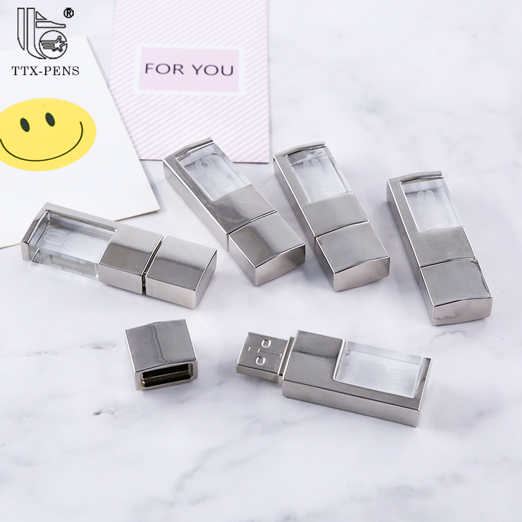 2019 акция подарок лучшая цена USB 2,0 флэш-накопитель кристалл USB флэш-накопитель с логотипом