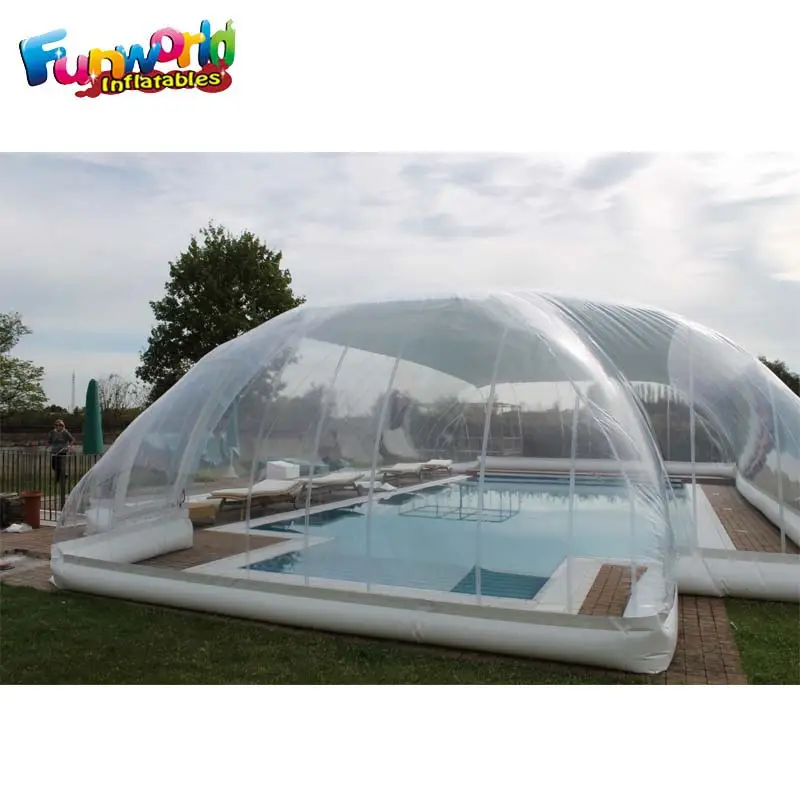 Выдвижной надувной чехол для бассейна, купола с пузырьками, палатка для плавания Inflat, на заказ