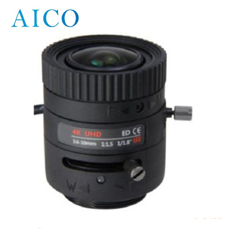 Фокусное расстояние 3,6-10 мм P-iris 1/1. 8 дюймов 1:1. 5 CS-mount ручной фокус варифокальным 4 К видеонаблюдения зум-объектив