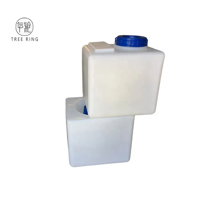 Rotomold Plastic Holding Chemicals 40L Square Dosing Tank For Storage Liquid Treatment