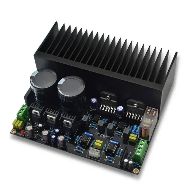 LM3886 Stereo High Power Amplifier Board OP07 DC Servo 5534 Independent Operational Amplifier