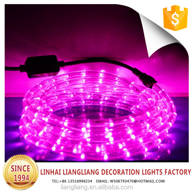 Открытый фестиваль украшения розовый подводным led rope light