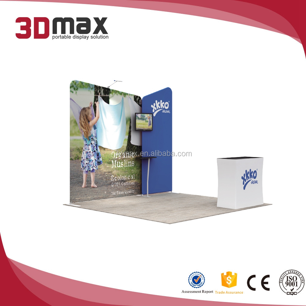Expo поставки натяжение ткани стенд выставки стенд фон commerical booth дисплей