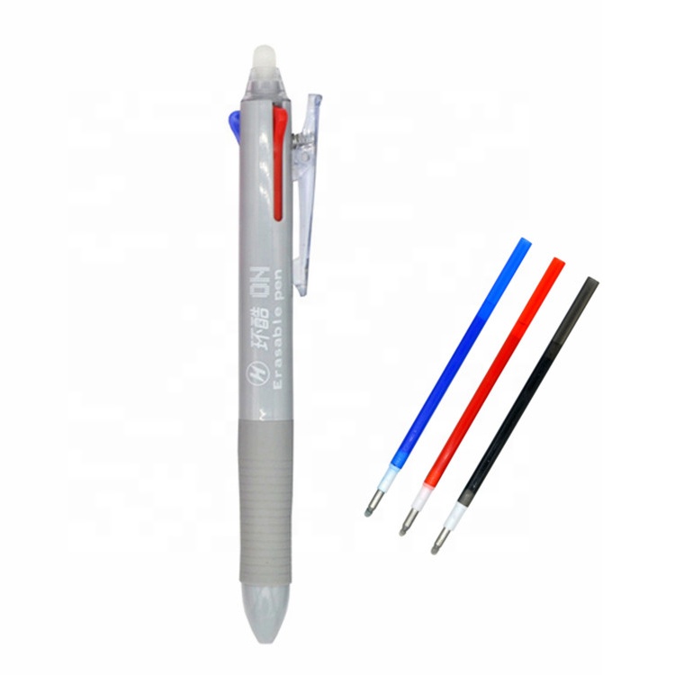 honyal branded pass accredited erasable multipen 3 color red blue black gel ink pens
