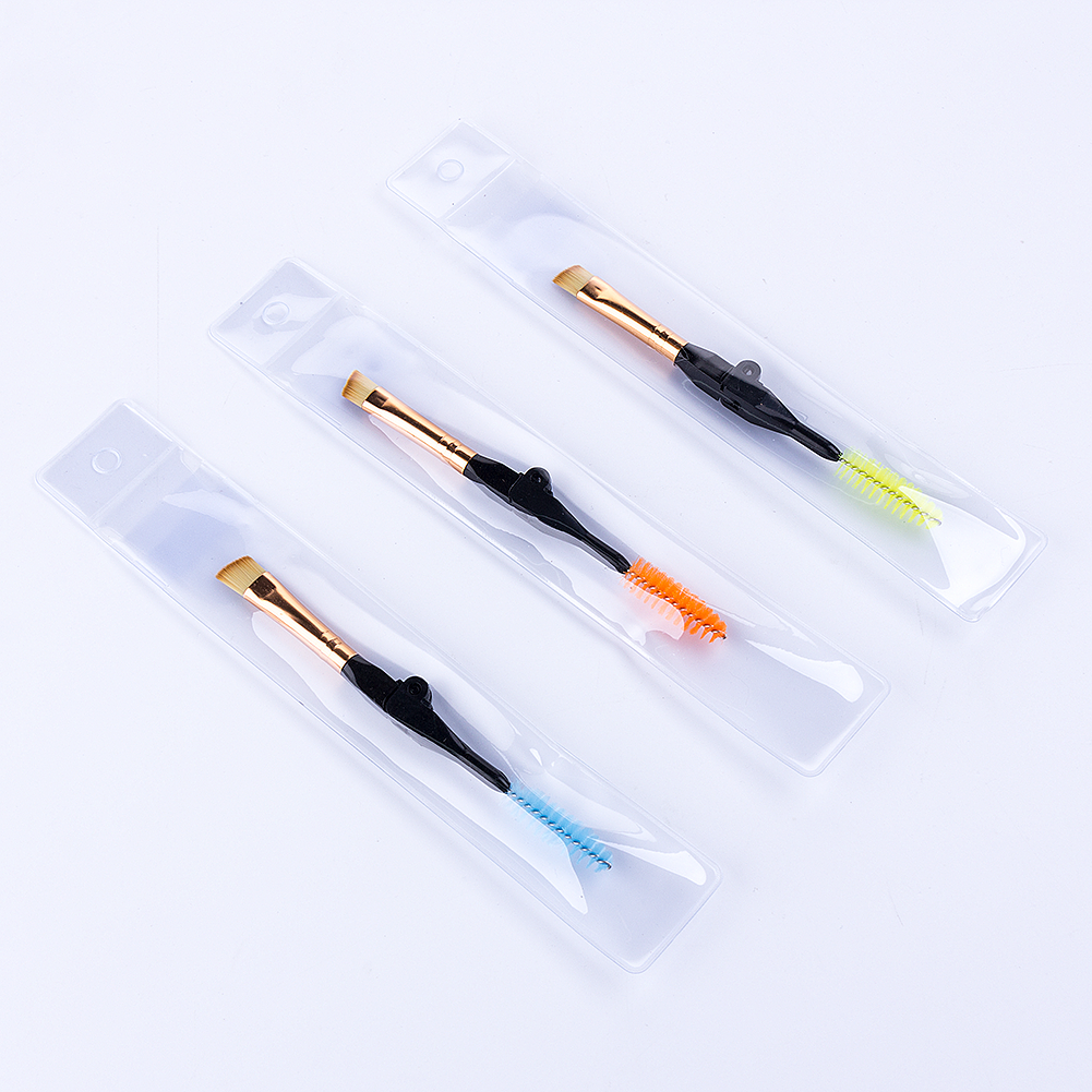 2019 NEW Double side Eyebrow brush Single lip brush Eye makeup brush for Girls