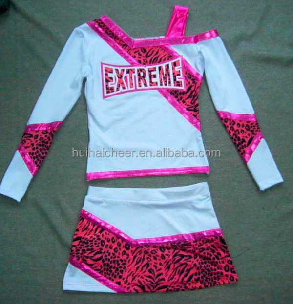 Спандекс длинные рукава cheerleading форма