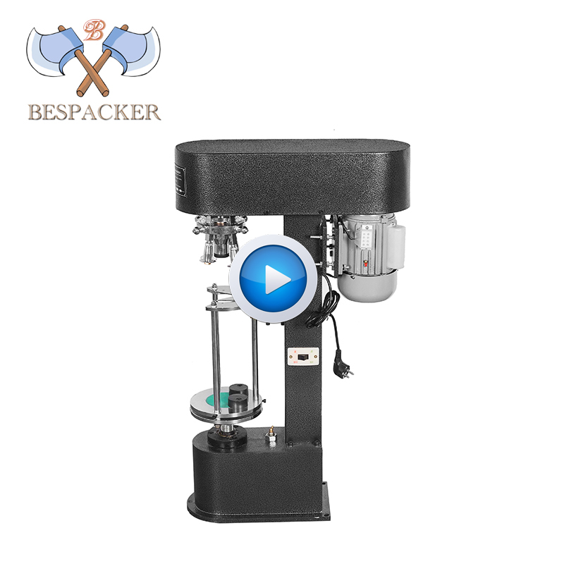 Bespacker DK-50/D полуавтоматическая блокировка и винтовая машина для резки алюминиевых металлических крышек для белой винной бутылки