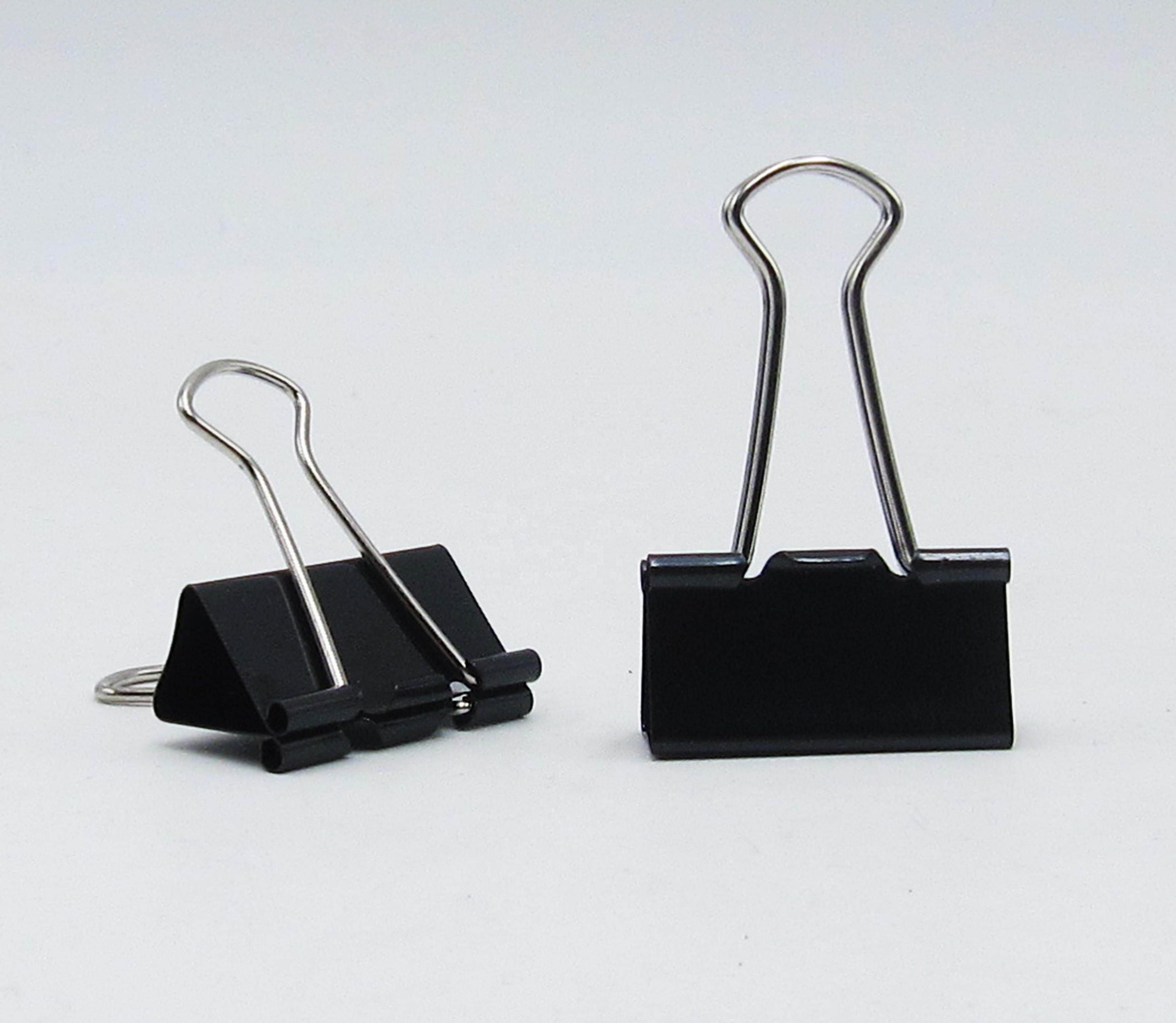 New Paper Black Metal Binder Clips File Binder Clips Office School Stationery Paper Document Clips Grip Clamps 25MM