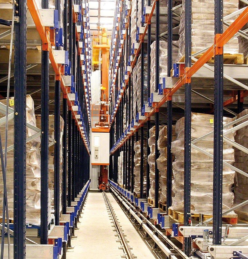 Автоматическая система поддонов ASRS для хранения и извлечения