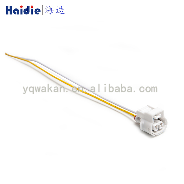 Haidie 3 pin female auto electrical wiring harness connector plugs with contacts and rubber seals