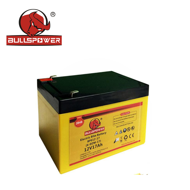 High quality china factory 12v 17ah sealed lead acid for motorcycle battery Electric Scooter 6-DZM-17