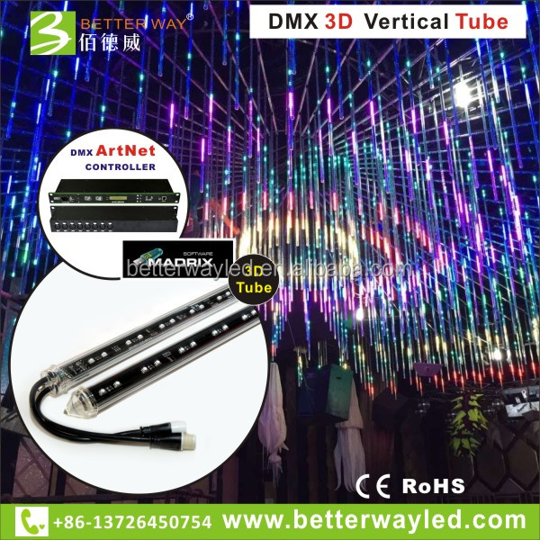 Дешевые цены dmx 512 контроллер света smd5050rgb pixel вертикальная трубка gray65536