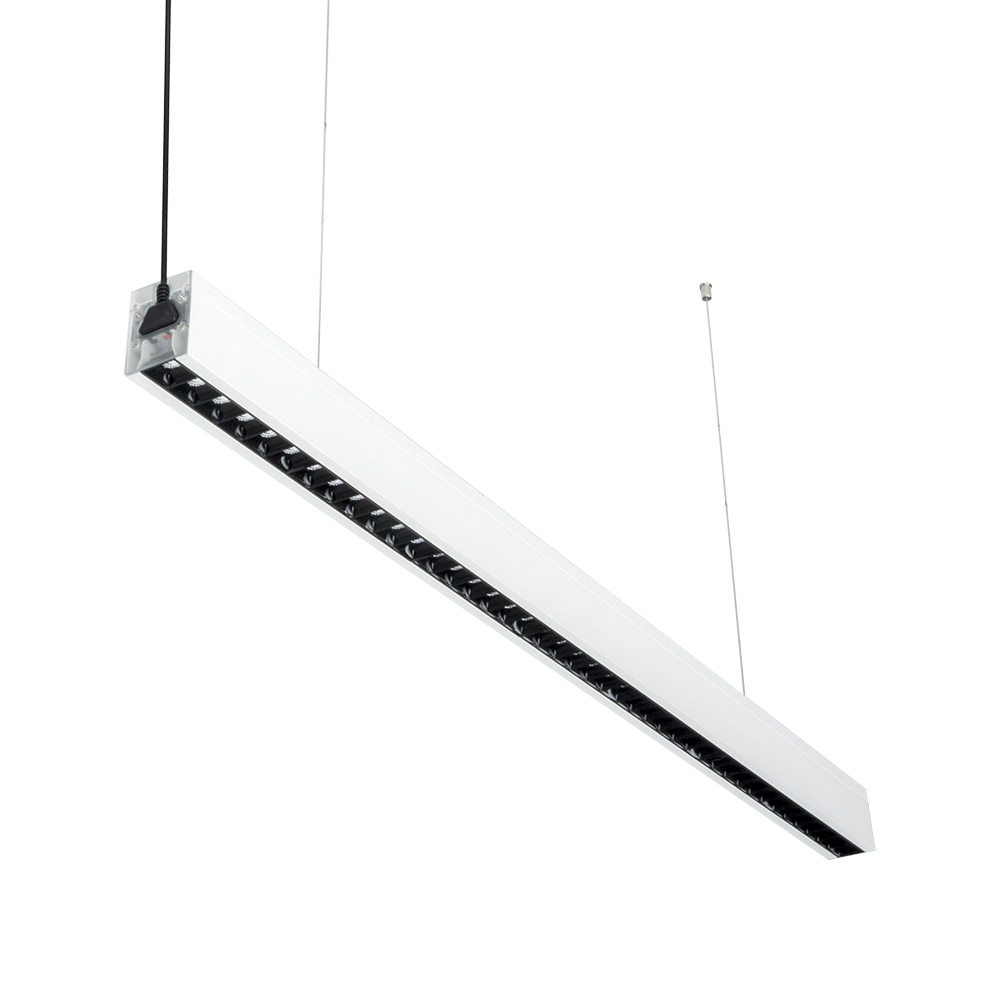 Office Pendant Light UGR2-4 Anti-glare 12/34/48 Degree Up And Down Pendant LED Linear Light