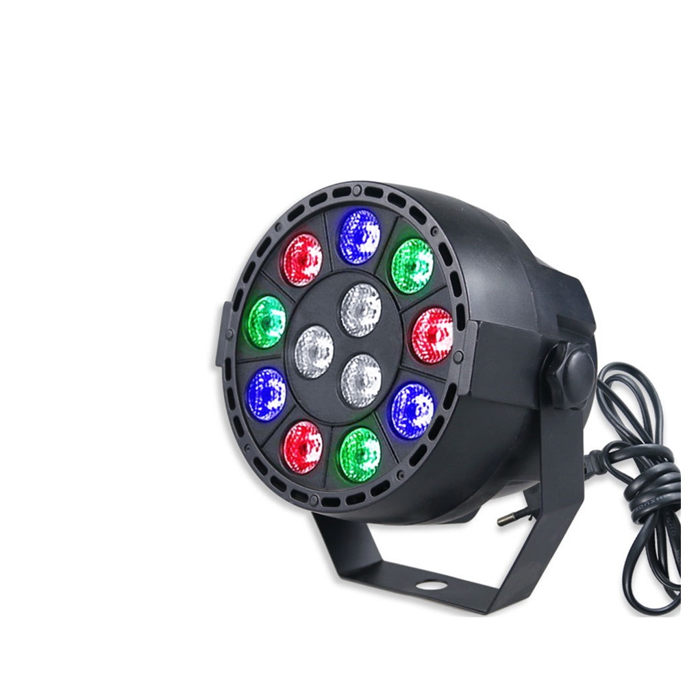 12 светодиодов 12 Вт RGB звуковая активация диско шар сценический свет рождественский проектор