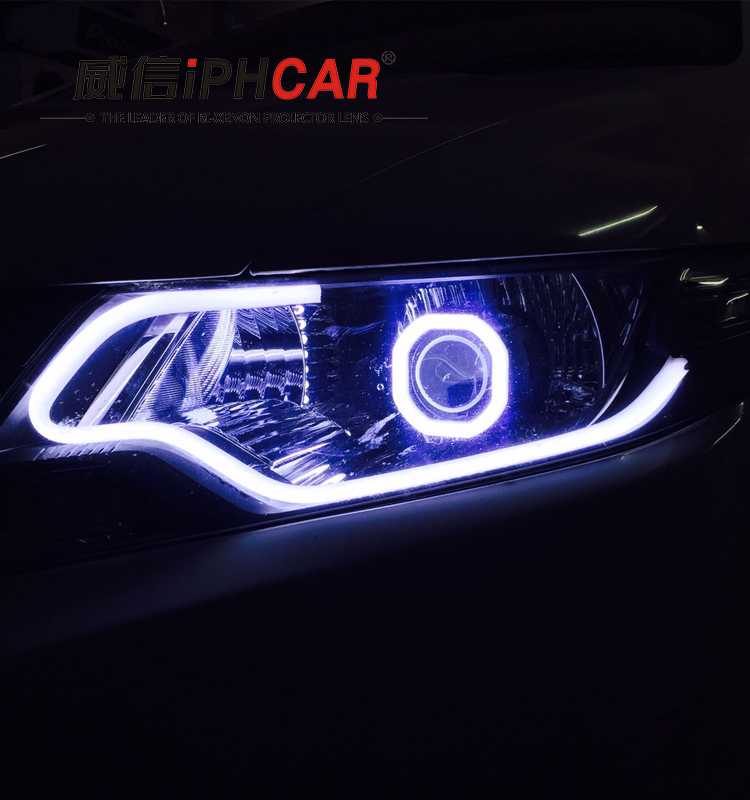 Hid фары дальнего света, биксеноновые линзы, комплект hid фар проектора H4, мини-объектив проектора