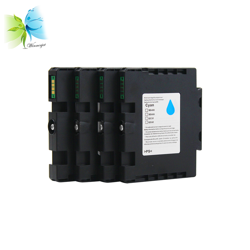 WINNERJET совместимый полный чернильный картридж GC41 для RICOH SAWGRASS SG400 SG800 струйных принтеров с сублимационными чернилами