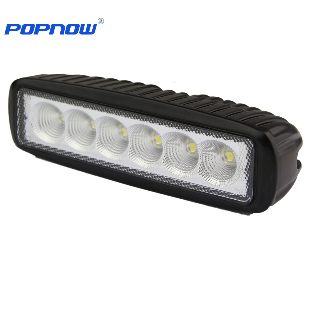 Ce rohs сертификат ip68 POPNOW OLLO OSUN BAC AMP дешевый светодиодный рабочий свет черный/белый 18 Вт светодиодные полосы света с точечным и прожекторным светом
