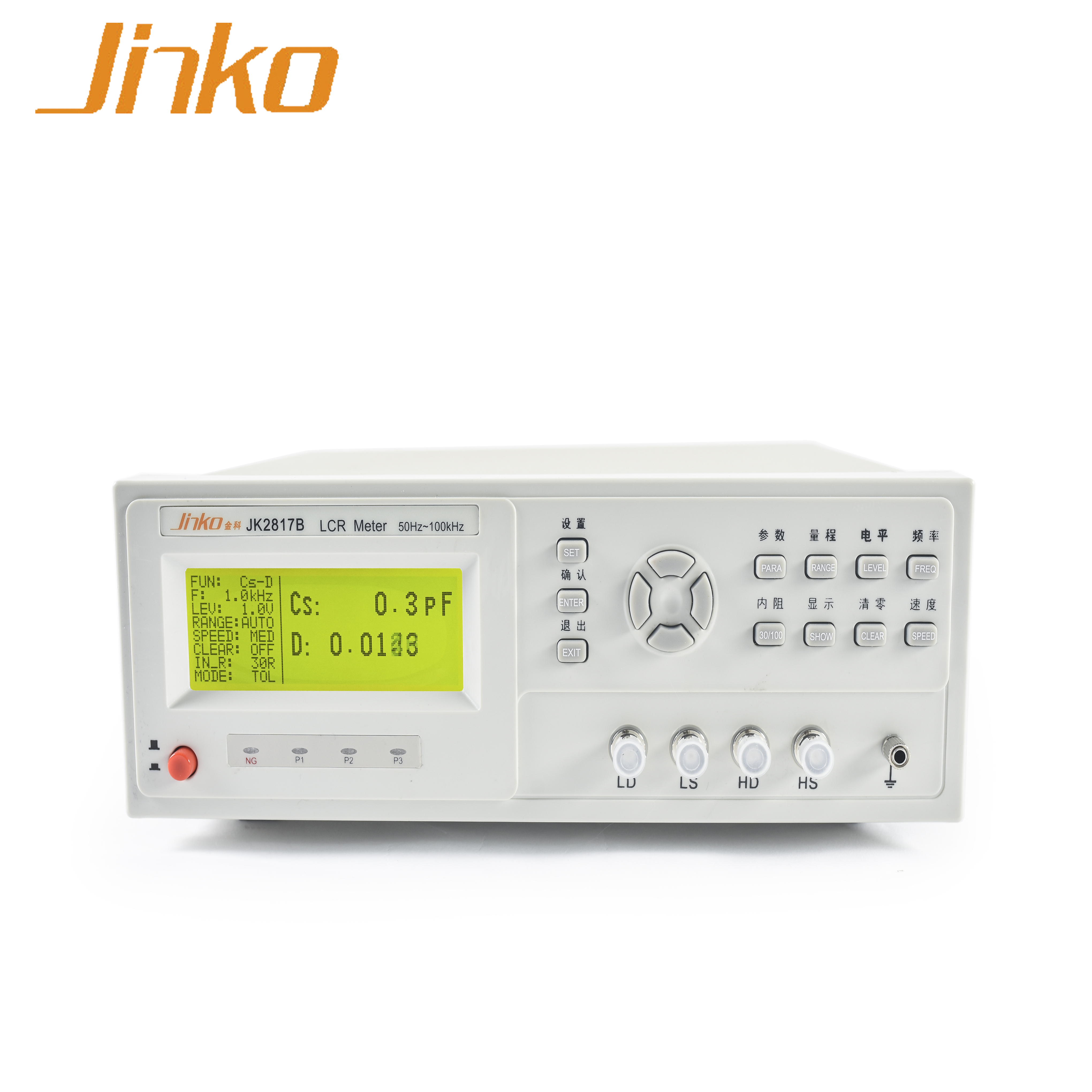 Низкая цена JK2817B 50 Гц-100 кГц lcr метр производители с ЖК-дисплеем