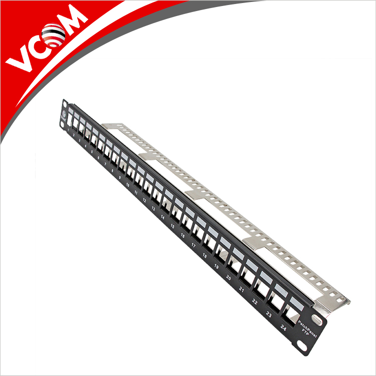 Патч-панель STP 19 "24 порта 1U без keystone jack Cat6 патч-панель