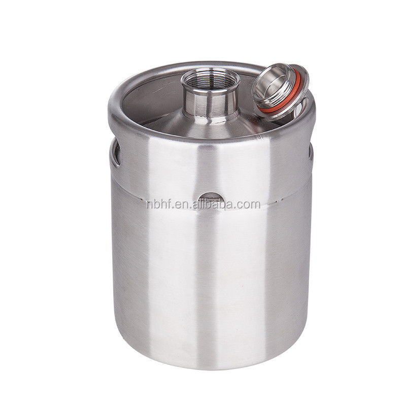 2L/4L/5L Мини нержавеющая сталь бочонок пива с спираль крышкой практические отель поставки для дома cerveza