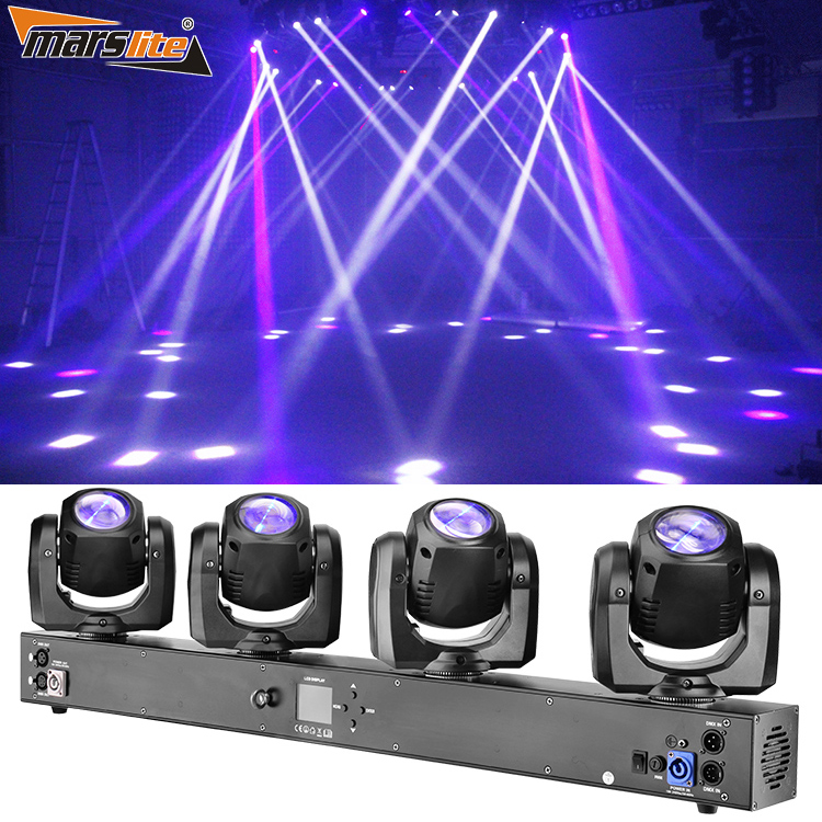 Guangzhou 32W RGBW 4 в 1 вращающаяся светодиодная сценическая dj-лампа luces Дискотека Вечеринка dj светодиодное движущееся сценическое освещение