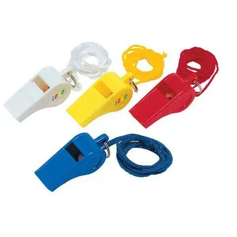 wholesale cheap plastic funny soccer football safety referee sound toy whistle