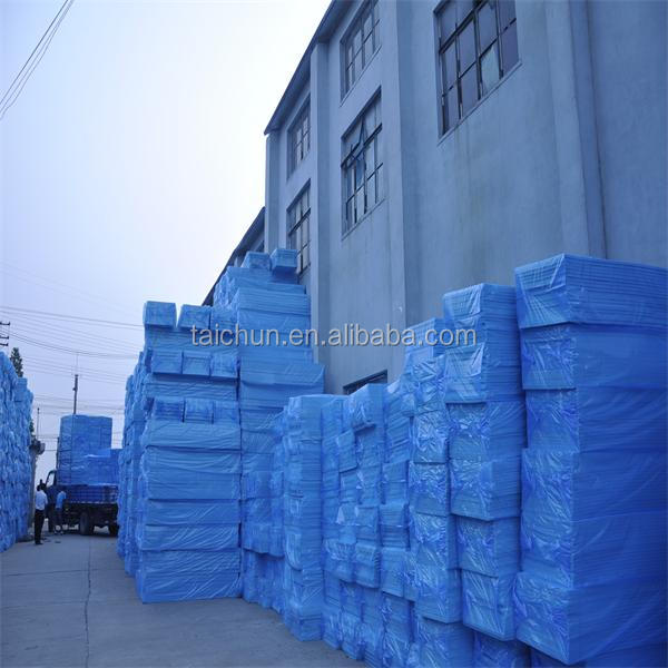 To use the floor heating polystyrene blocks for construction