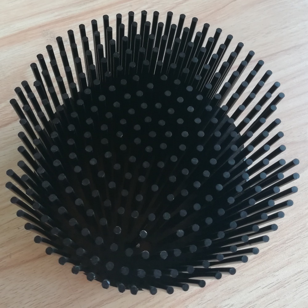 Cold forging heatsink 140mm pin fin heatsink for 40-50w COB lights