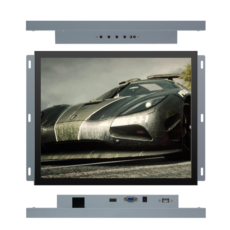VGA DC вход 17 дюймов capacivive сенсорный экран Мониторы usb открытым рамки