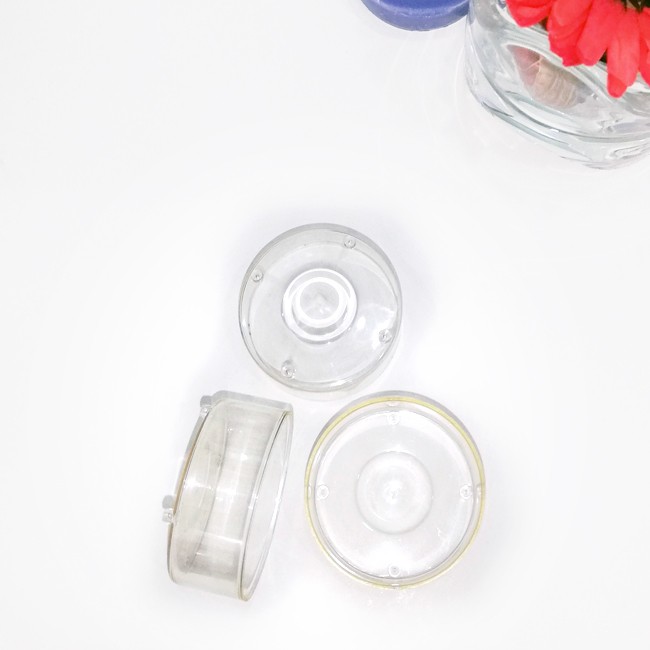 high quality clear plastic flame retardant tealight candle holders
