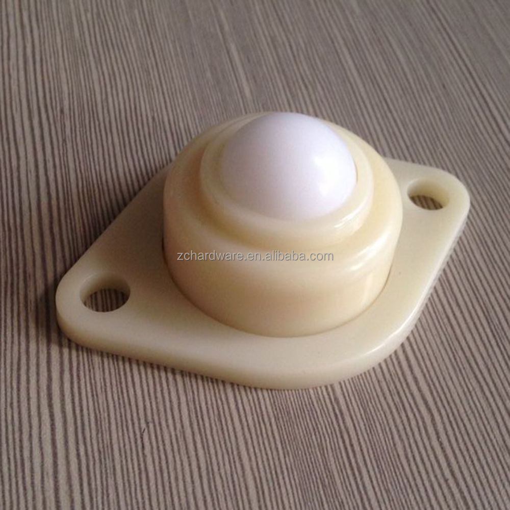 ZC1inch нейлоновая шариковая Передача подшипника блок Настольный конвейер роликовый шариковый блок передачи нейлона
