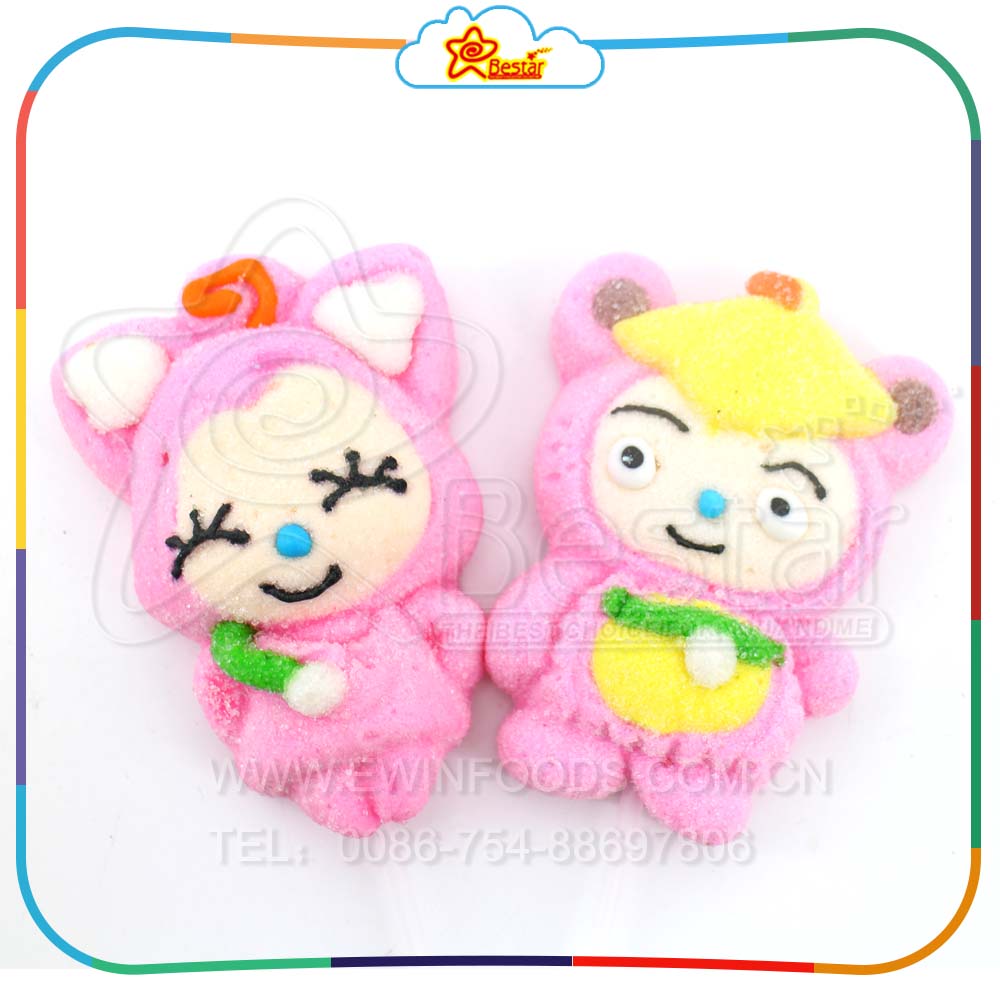 Sweet Fruit Flavor Cartoon Shape Marshmallow